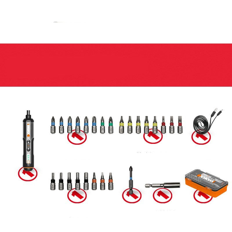 Liten Mini Sladdlös Skruvmejsel – Precision & Multifunktion