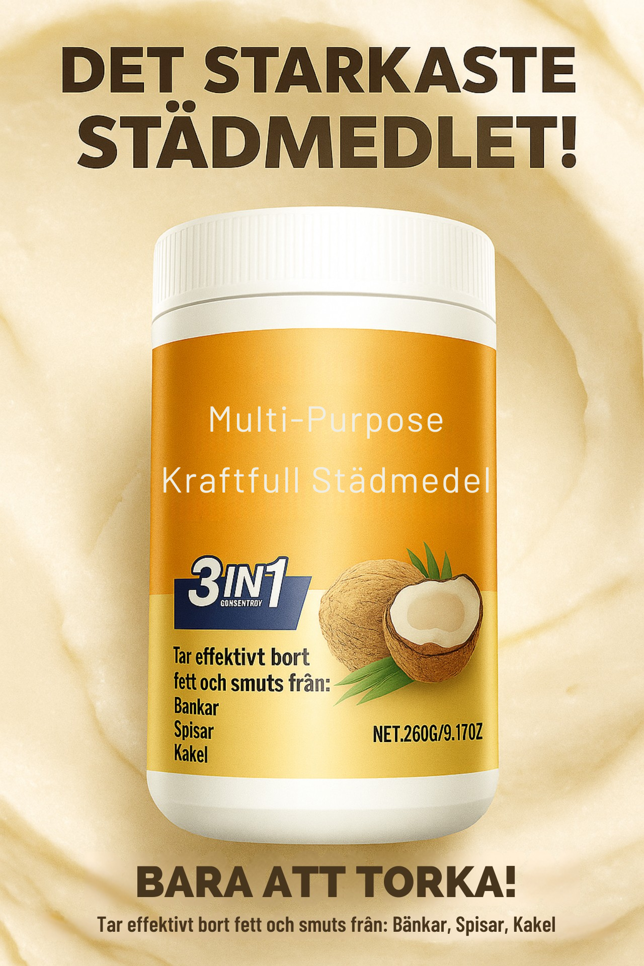 KÖKSGLANS - Kraftfullt rengöringsmedel