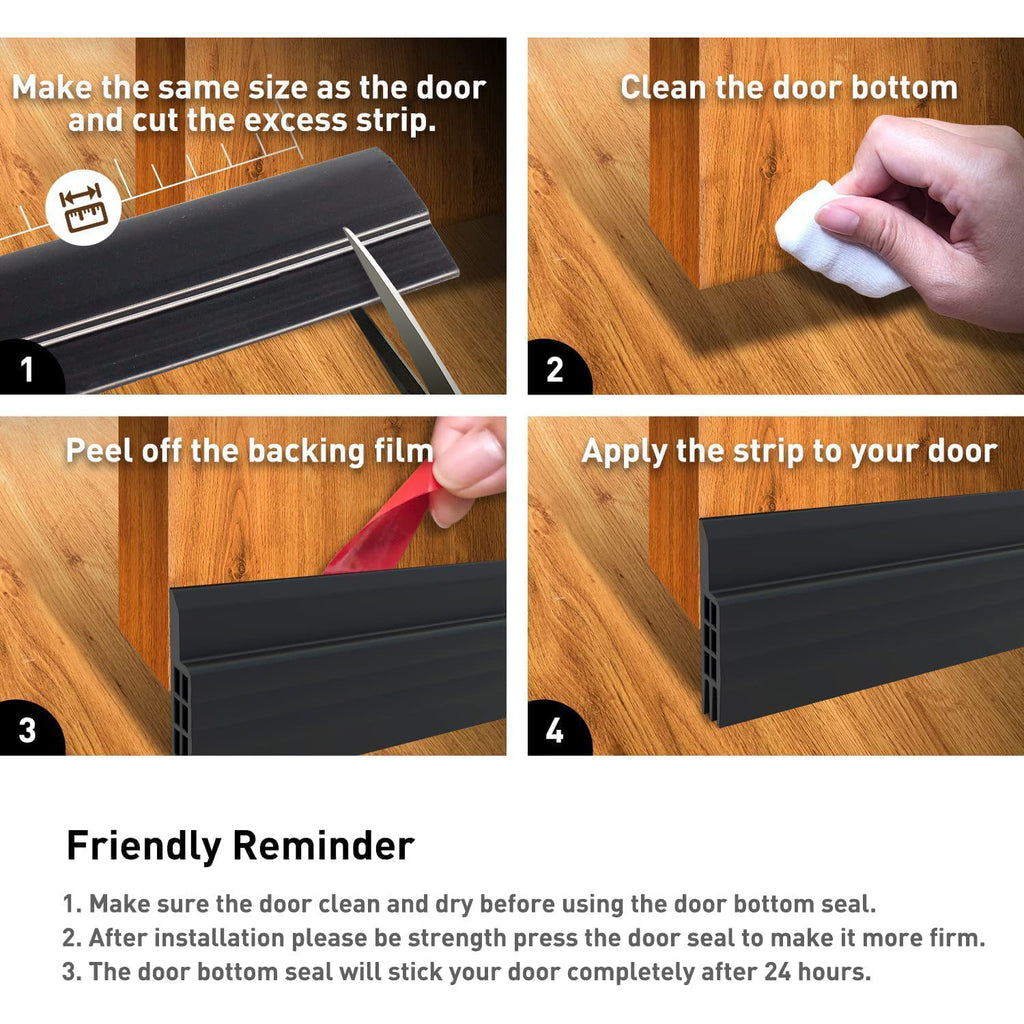 Tätningslist för dörr & fönster – vind- och ljudtät